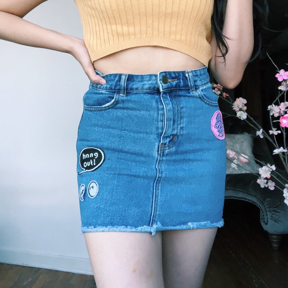 90’s Denim Skirt